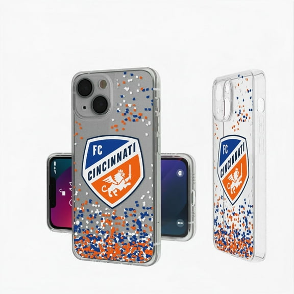 FC Cincinnati iPhone Confetti Design Clear Case
