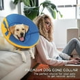 thumbnail image 2 of Cono para perro, conos ajustables para perros grandes después de la cirugía, cono de la vergüenza, collar de recuperación para perros, cono de donut para perros grandes, perfecto para curar, 2 of 5