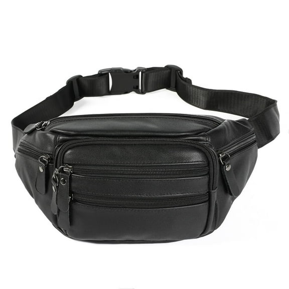 Men's Fanny Pack Crossbody Sling Bag Portable Waist Pouch Multi-function Outdoor Bag for Men