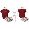 Newborn Baby Girl Clothes Romper Pants Ruffle Infant Girl Clothes