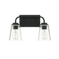 thumbnail image 3 of Trade Winds Lighting 2-Light Bathroom Vanity Light In Matte Black, 3 of 6