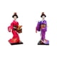 thumbnail image 1 of 2 piezas de 27 cm Kimono japonés Geisha Doll, Escultura de estatuilla coleccionable, Estilo nacional, Resina Kabuki antigua oriental para la decoración del hogar de escritorio púrpura rosa rojo BLESIY Muñeca Kimono Japonés, 1 of 8