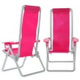 thumbnail image 3 of Gradeneve 2PCS Mini Folding Beach Chairs for Dollhouse, Plastic Miniature Lounge Chairs, Perfect Doll Furniture Accessories, 3 of 7
