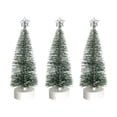 thumbnail image 4 of 3 Pcs Mini Christmas Tree Mini Snow Frost Trees Small Christmas Tree Little Christmas Tree Tiny Christmas Tree Mini Holiday Tree Mini Xmas Tree Desk Party Decor Resin Dark Green, 4 of 8