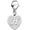 intial H, variant on Initial Letter A-Z Alphabet Heart Charms for Jewelry Bracelet Keychain Necklace Initial Stainless steel Clasp Clip on Charm[r8625]