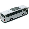 thumbnail image 2 of Autobús de turismo de metal a escala KiNSMART 18 cm con retroceso, blanco, 2 of 2