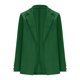 thumbnail image 5 of Chaqueta y abrigo informal de manga larga sin capucha para mujer, chaqueta de traje lisa informal, blusa para mujer, 5 of 7