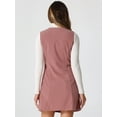 thumbnail image 3 of DARING DIVA Corduroy Button Down Pinafore Overall Dress XL Pink, 3 of 6