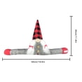 thumbnail image 4 of Adorno de muñeca sin rostro Juguete de decoración colgante de Navidad colgante de felpa no tejida, Tipo B Guardurnaity HA000816-02B, 4 of 7
