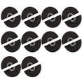 thumbnail image 1 of 20 Piezas Gran Ventilador Plegable Tela de Nylon Ventilador Plegable de Mano Tai Fan Decoración Negro Fold Fan de Mano para Fiesta Favores, 1 of 9