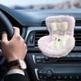 thumbnail image 5 of Car Seat with Soft Furry Cushion for Dolls Accessories,Plush Sofas for Car Decoration,Car Air Vent Decor,Cute Car Interior Decor Accessories for Fans and Doll Collectors, 5 of 9