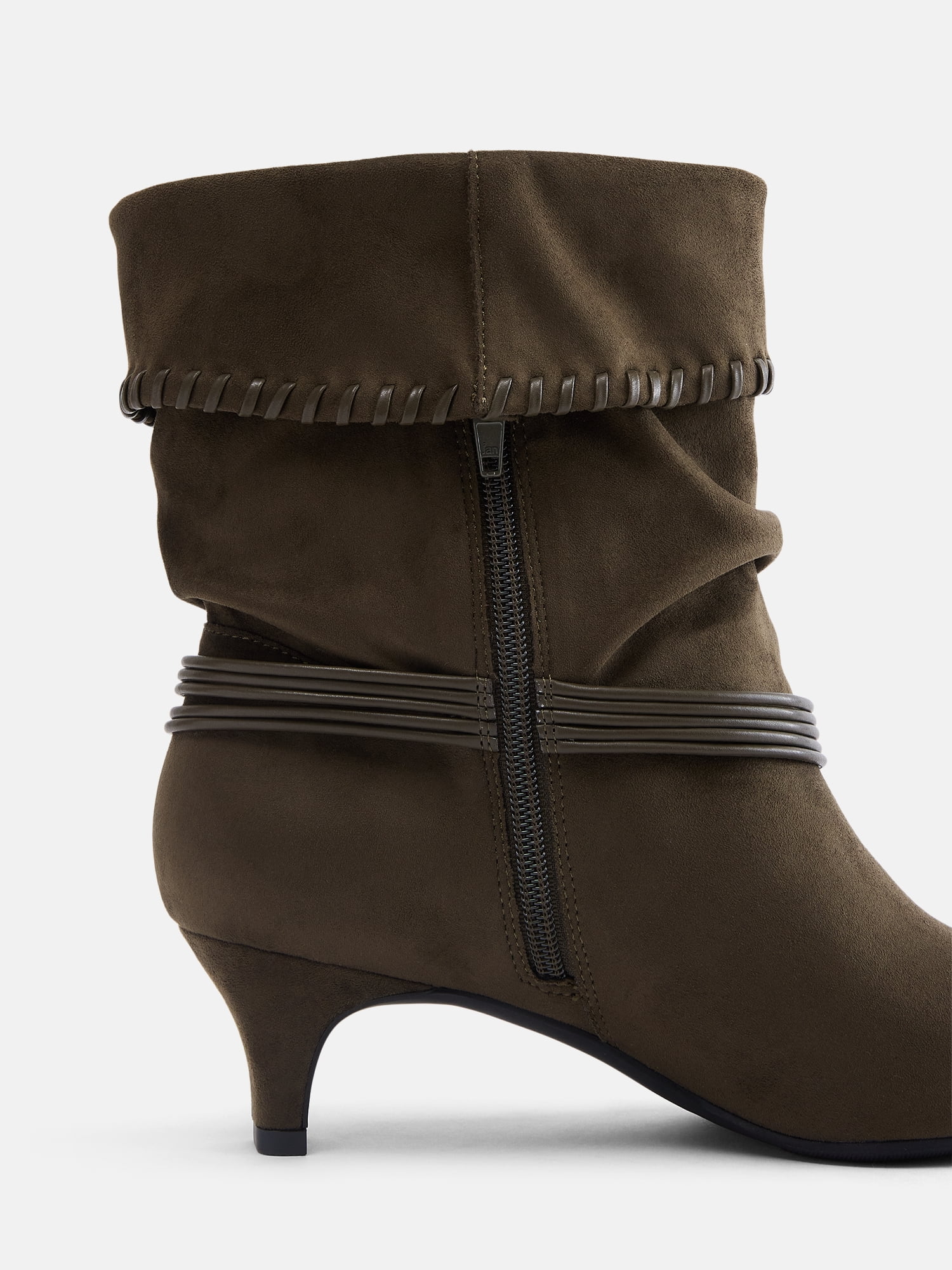 Scenario Women's Kitten Heel Short Boots