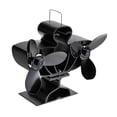 thumbnail image 3 of Ventilador de estufa de calor silencioso, compacto, de metal, resistente, circulante, cálido, para estufas de leña, accesorios, ventilador térmico, 3 of 8