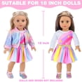thumbnail image 4 of Accesorios de moda para muñecas UNICORN ELEMENT American de 18 pulgadas, 4 of 9