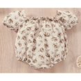 thumbnail image 3 of Bébé bébé Filles Body Robe Fleur Imprimé Manches Courtes Robe Décontractée Vêtements, 3 of 7