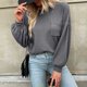 thumbnail image 4 of Tops Para Mujer Blusa Casual Elegante Camisas de Manga Larga Otoño Damas Moda Sin Espalda Suéter de Punto Hueco Odeerbi  ODB169207, 4 of 6