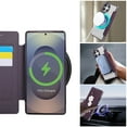 thumbnail image 4 of Case For Samsung Galaxy S25 Ultra/S25 Plus/S25, PU Leather Cover With RFID Blocking Card Slot Wireless Charging Shell, 4 of 4