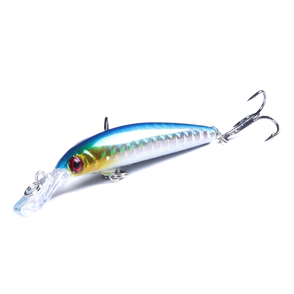 HENGJIA Fishing Deep Diving Fishing Lures Swimbait Sinking Minnow Lure Freshwater Trolling Lure 8Pcs/kit