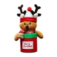 thumbnail image 3 of Caja de Dulces de Navidad, Bolsa de , Cajas de Regalo de Vacaciones Reutilizables Duraderas, Tarro de Dulces de Dibujos Animados para Suminist Alce, 3 of 8