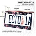 thumbnail image 5 of Coolnut Rose Flower License Plate Frames 2pcs, Aluminum Universal Car License Plate Holder with Elliptical Hole for US Vehicles, 12"x 6", 5 of 7
