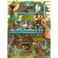 thumbnail image 2 of Kruskamp, Janet 25x32 White Modern Wood Framed Museum Art Print Titled - Welcome to Spring, 2 of 4