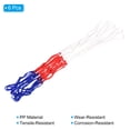 thumbnail image 3 of Uxcell 8 Loops PP Mini Basketball Hoop Net Replacement Rim Nets, White Red Blue 6 Pack, 3 of 6