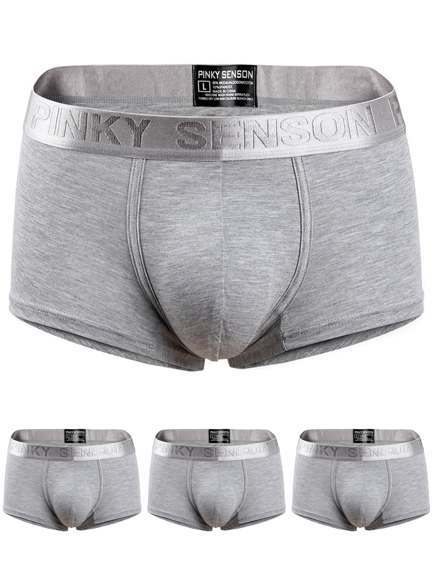 CVLIFE Multipack Underwear Mens Micro Modal Pouch Boxer Briefs No Ride ...