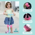 thumbnail image 2 of SET DE PROTECCIÓN INFANTIL PARA PATINAJE, SCOOTER Y BICICLETA – RODILLERAS, CODERAS Y MUÑEQUERAS CON CARCASA ANTIGOLPES Y MALLA TRANSPIRABLE – COMODIDAD Y SEGURIDAD PARA NIÑOS Y NIÑAS -COLOR ROSA, 2 of 10