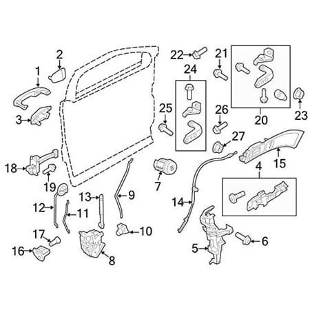 Ford BT4Z-78218A14-BAPTM Cap Door Locking Mechanism