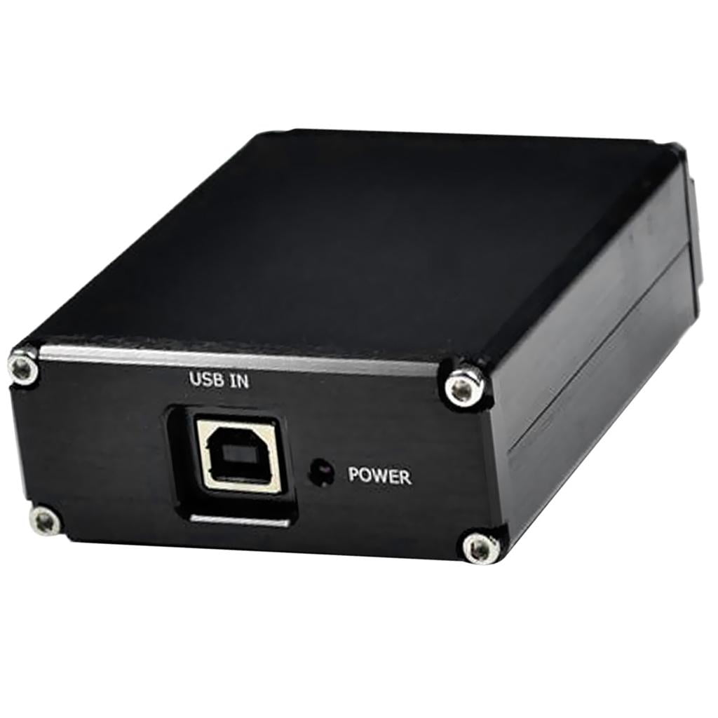 LeeQinersw Black USB DAC External Sound Card Audio Amplifier HiFi Headphone Microphone
