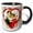 Black/White, variant on 3drose, Ellen Clapsaddle – Secret in My Heart, 11oz Two-tone Yellow Mug