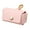 Pink, variant on Yammee Compact PU Leather Rings Keeper Portable PU Leather Rings Storage Box for Dog Collar Wedding Proposals Essentials