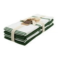 thumbnail image 5 of Sticky Toffee Kitchen Towels Dish Towels 100% Cotton, Set of 4, Green and White Hand Towels, Tea Towels, Reusable Absorbent Cleaning Cloths, 28 in x 16 in, 5 of 7