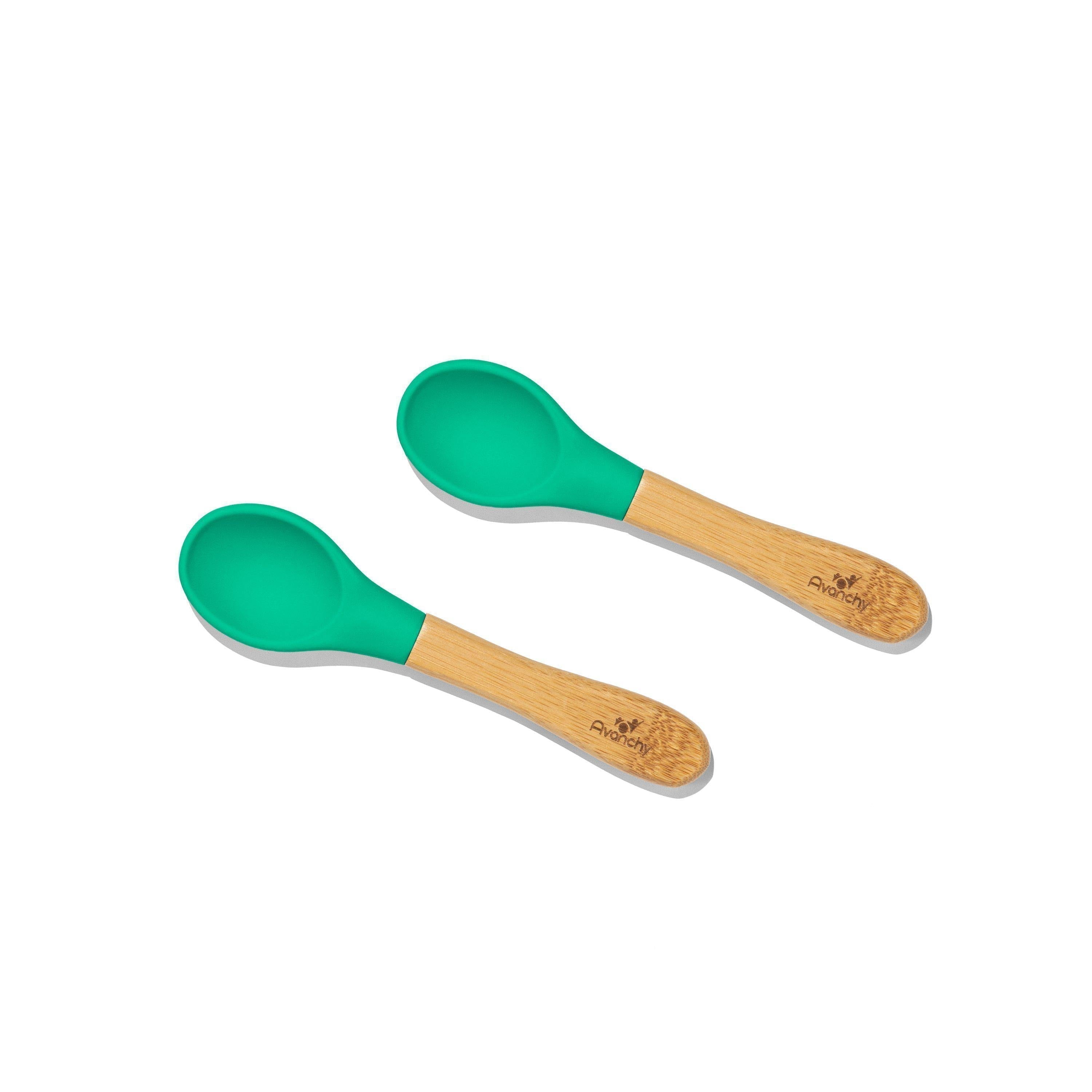 or Pink&Green Blue&Green Munchkin Click Lock-Food Pouch Spoon Tips 2 each 