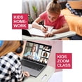 thumbnail image 2 of Lap Desk Stand, Foldable Laptop Bed Desk with Legs, Portable Laptop Bed Tray with iPad Slots, Small Lazy Laptop Table for Adults/Students/Kids, Eating Working Gaming Desk for Couch/Sofa/Floor, HJ1830, 2 of 11