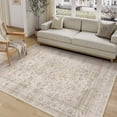 thumbnail image 5 of WIPONKEN 5x7 Area Rugs for Living Room Bedroom Dining Room Office Farmhouse, Machine Washable Non Slip Vintage Persia Rug, 5 of 8