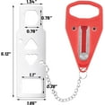 thumbnail image 3 of Portable Door Lock Extra Lock for Additional Privacy and Safety in Home,Hotel and Apartment,Prevent Unauthorized Entry,Protect Family Security in Traveling,Home,Bedroom,Hotel,Apartment,AirBNB-4 Pack, 3 of 7