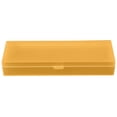 thumbnail image 2 of Horplkj Plastic Pencil Box, Clear Hinged Lid Storage Case with Snap Closure, Frosted Transparent Organizer for Pens and Office Home, 2 of 4