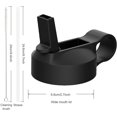thumbnail image 3 of ADEN-Wide Mouth Straw Lid Compatibility Most Sports Water Bottle, 3 of 4