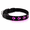 pink + traction rope 59.06in, variant on LED Light Up Dog Collar USB Rechargeable Nylon Pet Collar with Colorful Flashing Modes Adjustable Glow Neckband for Night Walking Outdoor Safety Small Medium Large Dogs