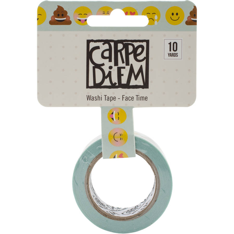 Emoji Love Washi Tape 15mmx30'Face Time
