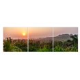 thumbnail image 1 of Furinno Seni 3-Panneau Imprimé Triptyque Photographie Encadrée MDF, 48 x 16 Po, Paysage de l'Aube, 1 of 3