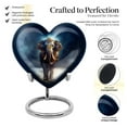 thumbnail image 3 of Majestic Elephant Urns For Ashes Adult Female Mom - Cremains Heart Shaped Urn - Urn For Human Ashes Adult Men - Small Urns For Heart Urn For Ashes - Urn For Human Ashes Adult Woman ( 3inch,2pcs), 3 of 5