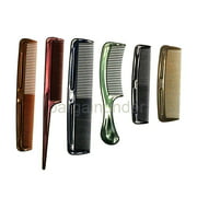 6 Assorted Plastic Comb Set Hair Styling Hairdressing Salon Barbers Men Women QTY 6 PC Set