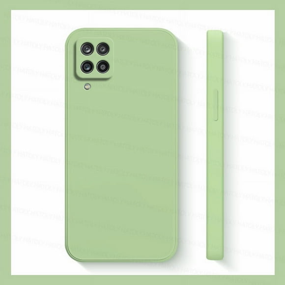 For Samsung Galaxy A12 Case Samsung A12 A13 A14 A23 A33 A53 A54 A03 A04E Cover Liquid Silicone Shockproof Back Cover Samsung A12 green A23 5G