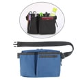 thumbnail image 2 of Practical Fanny Pack Multi Pockets Care Workers Electrician Waist Bag for Workout Store Nursing Accessories Gift - Blue, 22x5x15cm 21, 2 of 10