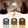 thumbnail image 4 of CAALOGT Cordless Dimmable LED Crystal Table Lamps with Touch & Remote Control, RGB Light for Living Room, Bedroom, 4 of 7