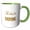 Green/White, variant on 3drose, Be Kind to Everyone Underscored Kindness Quote on White Background, 11oz Two-tone Red Mug