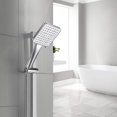 thumbnail image 4 of Hand Shower With 1.5 M Stainless Steel Hose, Square Jet Types, Large Shower Head, Water-saving, High-pressure Chrome, Universal Shower Head Shower Hea, 4 of 4
