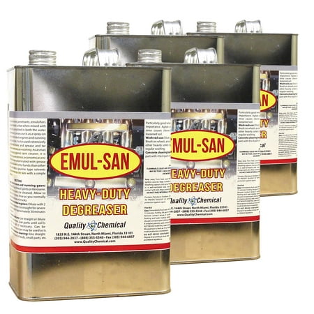 Emul-San Engine Cleaner and Degreaser - 4 gallon (The Best Engine Cleaner)